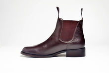 Load image into Gallery viewer, WIDE EEE FIT Kangaroo leather Elastic side Ankle boot - style: RANGER