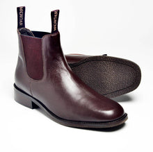 Load image into Gallery viewer, WIDE EEE FIT Kangaroo leather Elastic side Ankle boot - style: RANGER