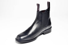Load image into Gallery viewer, WIDE EEE FIT Kangaroo leather Elastic side Ankle boot - style: RANGER