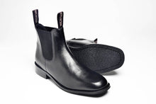 Load image into Gallery viewer, WIDE EEE FIT Kangaroo leather Elastic side Ankle boot - style: RANGER