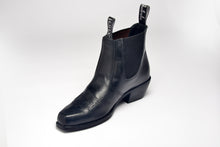Load image into Gallery viewer, TEXAS - Western style Chisel toe Ankle boots - with cuban heel