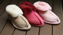 Load image into Gallery viewer, Sophie ankle Slipper. Pure sheepskin wool. Hot Pink
