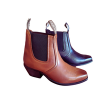 Load image into Gallery viewer, TEXAS TAN- Chisel toe Ankle boots for men and women