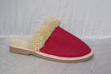 Load image into Gallery viewer, Ladies UGG scuff. Hot Pink &amp; Orange. 100% pure Australian wool

