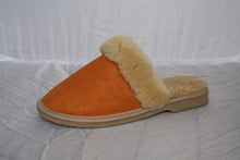 Load image into Gallery viewer, Ladies UGG scuff. Hot Pink &amp; Orange. 100% pure Australian wool
