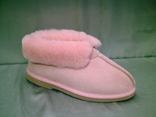 Load image into Gallery viewer, Sophie. Grey  Short Ladies Slipper - Pure sheepskin wool.
