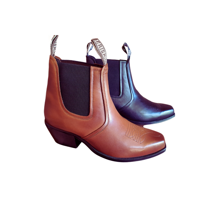 TEXAS TAN- Chisel toe  Ankle boots for men and women